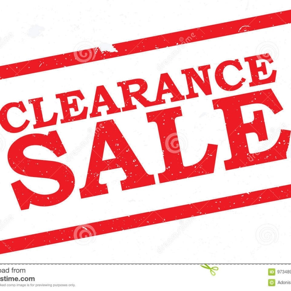 Clearance Sale (August 2019)